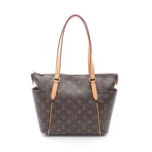 Louis Vuitton Totally Tote Bag Canvas Leather Monogram Brown